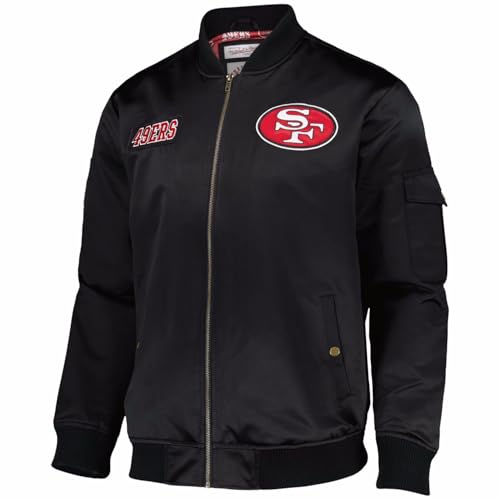 Mitchell & Ness M&N Heavyweight Bomber Jacket NFL San Francisco 49ers - M