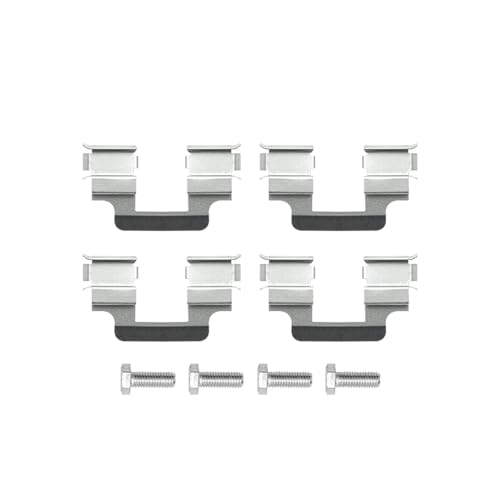 Image of Detroit Axle - Rear Brake Pads for BMW 550i xDrive 640i 650i Alpina B6 xDrive Gran Coupe M2 M3 M4 M5 M6 Gran Coupe, Ceramic Brake Pads with Hardware Replacement