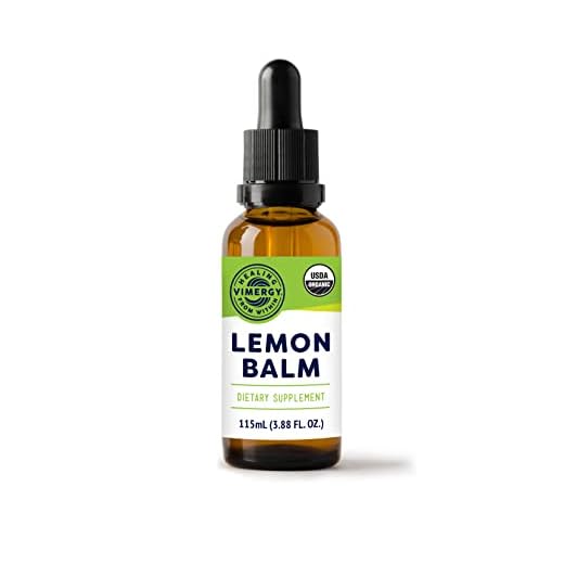 Potent Organic Lemon Balm Tincture