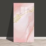 10 fogli di piastrelle adesive da parete effetto marmo, 60 x 30 cm, impermeabili, in vinile, decorazione da parete per soggiorno, cucina, bagno, camera da letto (rosa 2)