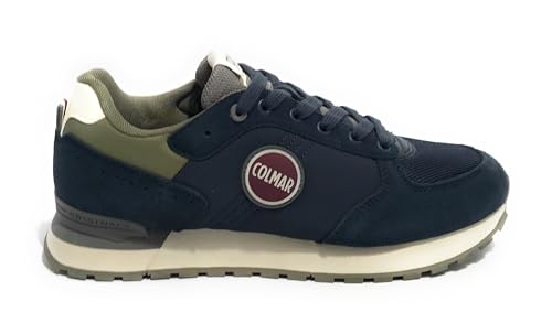 J Colmar Sneaker Travis Authentic 042 (Blu, Sistema Taglie Calzature EU, Adulto, Uomo, Numero, Media, 41)