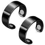 RWGKBDB Anti Snoring Devices, Magnetic Anti-Snoring Ring, Stainless Steel Magnetic Ring, Finger Anti-Snoring Ring, Suitable for Everyone