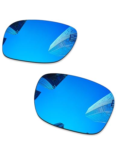 Image of Combine8 Polarized Replacement Lenses for Oakley Sliver OO9262/Sliver Folding/Sliver Foldable OO9246 Sunglasses, Ice Blue, 57 mm