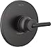 Delta Faucet T14059-BL Trinsic Monitor 14 Series Valve Only Trim, Matte Black,