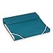 Samsill Duo 2-in-1 Organizer / 1 Inch 3 Ring Binder & File Organizer Combination/School Supplies/Paper Organizer/Turquoise/Updated Version