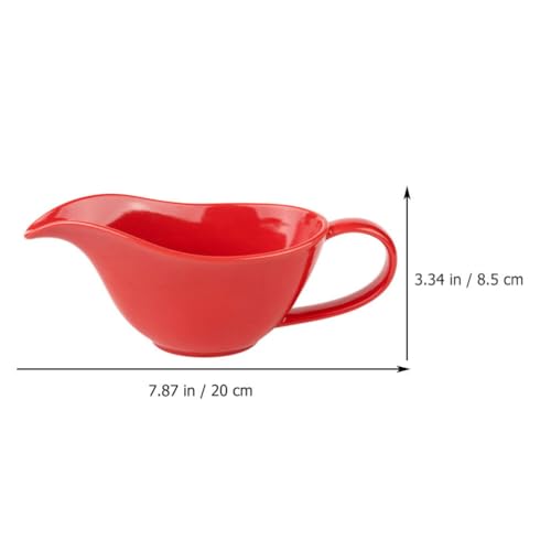 PACKOVE Molheira De Porcelana Jarra De Molho De Cerâmica Recipiente De Molho De Molho Fonte De Cozin