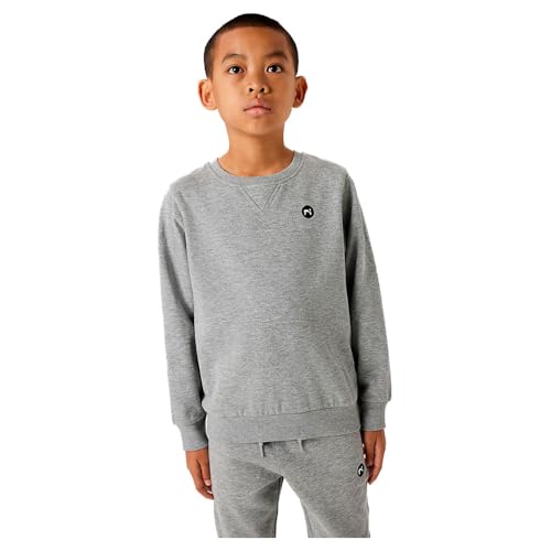 Name IT Jungen Nkmvimo Ls Sweat Bru Noos, Grey Melange, 146-152 EU