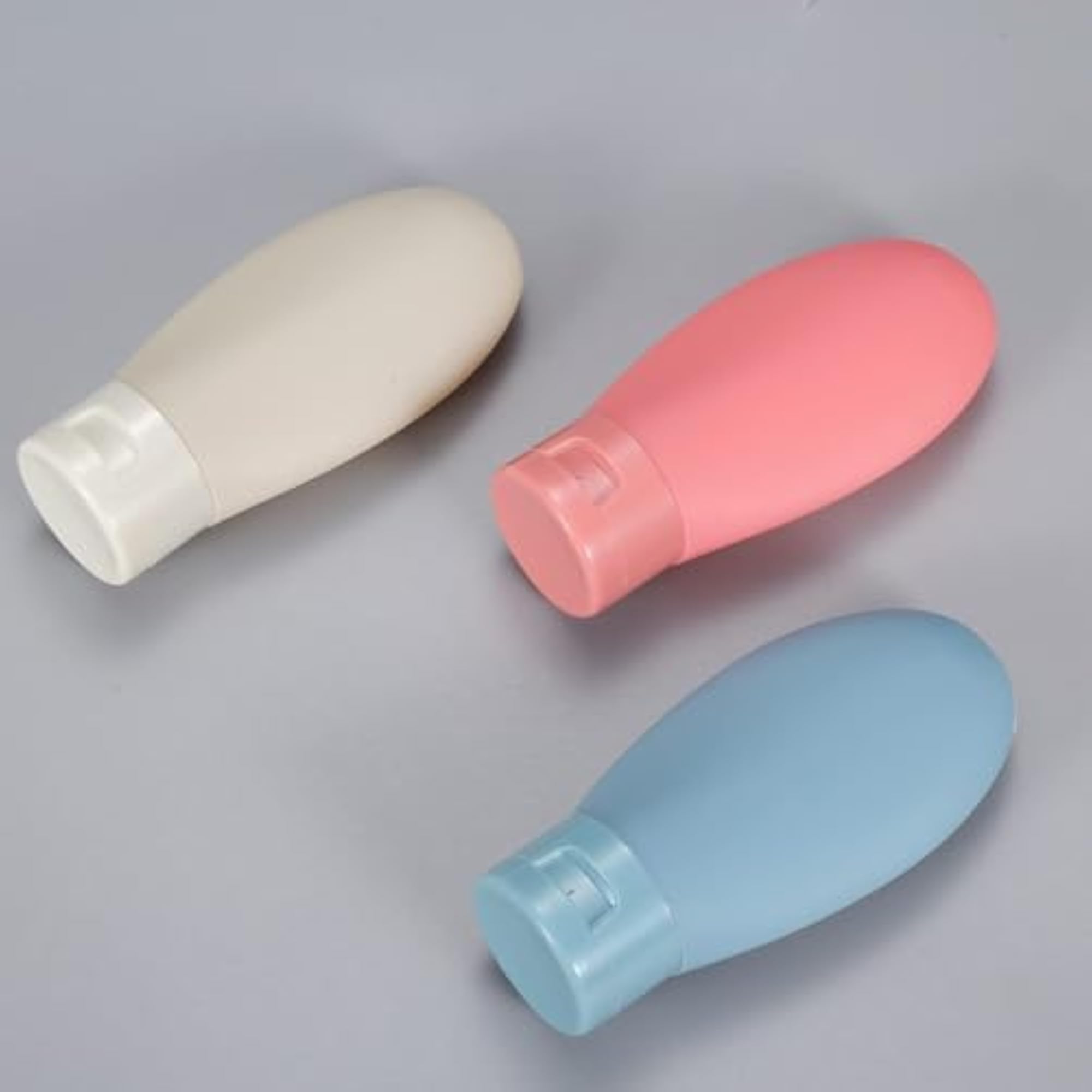 3 Pcs Travel Bottles Set, Mini Leak Proof Squeeze Bottles