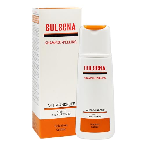Sulsena Natürliches Anti Schuppen Shampoo Peeling Shampoo für Gesunde Kopfhaut und Haarpflege - Gegen Reinigung und Pflege Gegen Schuppen Fettiges Haar