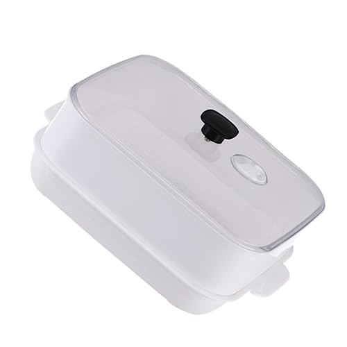 Cabilock Caliente El Utensilios De Cocina Al Vapor Verdura Pequeño Vaporera Para Cocinar Vaporera Microondas Tazón De Comida Humeante Herramienta De Cocina Páginas Blanco