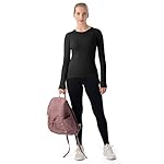 MathCat Seamless Workout Shirts for Women Long Sleeve Yoga Tops Sports Running Shirt Breathable Athletic Top Slim Fit - Image 5