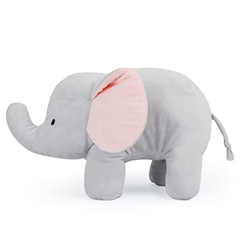 Weigedu Elephant Stuffed Animals For Girls Boys Birthday Playmate Gifts- 4 In 1 Plush Toy Mommy Elephant Playset With 3 Babies Doll Surprise Toys, 14 Inches #TOP6