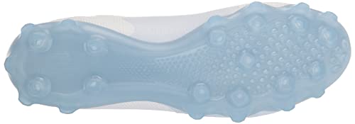 New Balance Men's Freezelx V4 Lacrosse Shoe, White/Black/Polar Blue, 12 Wide #TOP3