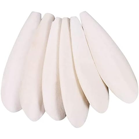 Mivofun Cuttlebone for Birds Parakeets Canaries Cockatiels Small Conures Mynahs Toucans African Greys All Parrots Snails Totoise,Natural Cuttlefish Bone for Bird Cage (7"-7.5"(Pack of 6)) Cover