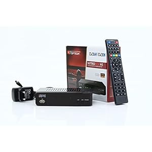 NYTROBOX H1 – Hybrid-Receiver HD-TV I DVB-C & DVB-T2 Receiver mit Aufnahmefunktion PVR – HDMI – USB – SCART – Coaxial Audio – Ethernet – LED Display I Digitaler Kabelreceiver
