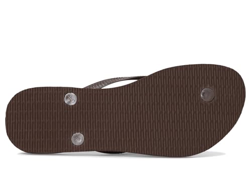 Image of Havaianas Women's Slim Metallic Logo Sandals