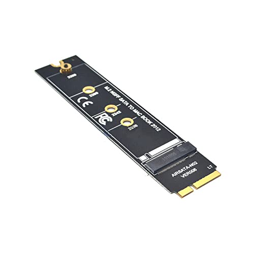 M.2 NGFF SATA SSD hårddisk konvertera adapterkort för 2012 MacBook Air A1465 A1466