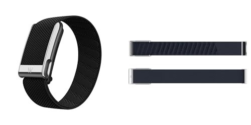 WHOOP Life Bundle – WHOOP MG Health & Fitness Wearable with 12-Month Membership + Superknit Luxe Wristband – Blood Pressure Insights, Activity Tracking, & ECG Software – Midnight