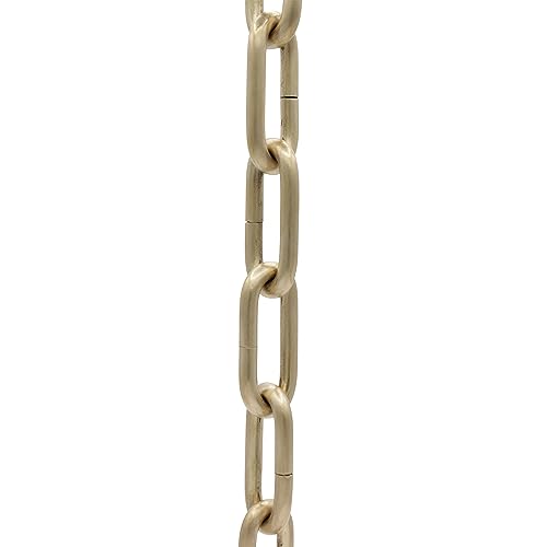 Image of RCH Hardware CH-BR07-U65-BB Brass Chandelier Chain, Brushed Brass (1 Foot)