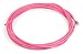 EliteSRS Replacement Jump Rope Speed Cable - 3/32" Kink Resistant Nylon Coated USA Made Stainless Steel Cable - 10ft Long Rope for Double Under Speed - Pink