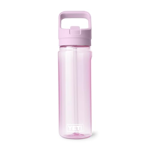 Image of YETI Yonder 750 ml /25 oz Water Bottle with Yonder Straw Cap, Cherry Blossom