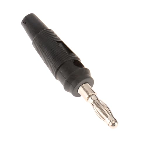 Conector banana 4mm 32A pack 20 piezas rojo y negro miniatura 4
