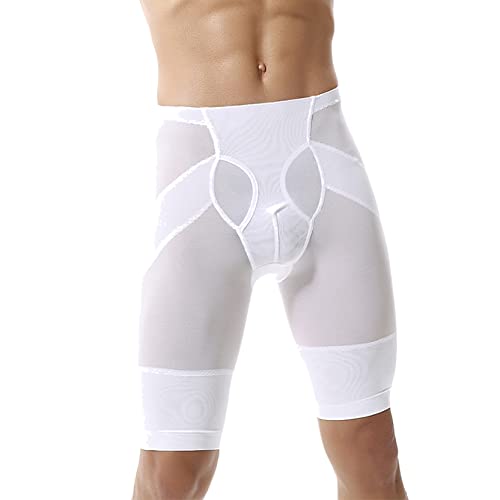 Pantalones de control de abdomen para hombres YRYRYW elásticos para estilizar cintura alta y muslo