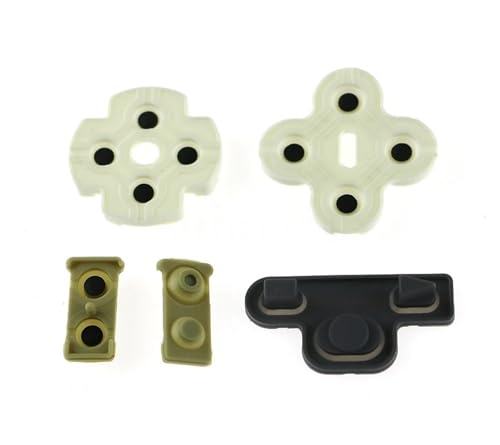 2sets Ersatz for Sony for PS3 DualShock Controller Weiche Gummi Silikon Leitfähigen Klebstoff Taste Pad Tastatur