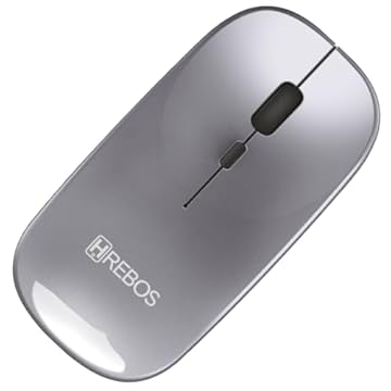 Mouse Sem Fio Recarregável Bluetooth USB para Notebook Computador Tablet Celular TV Mac Windows iOS Android Hrebos HS-526