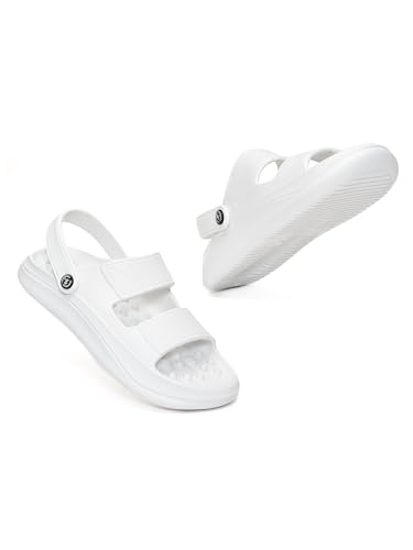 Image of Impakto Accupressure Slip-On Sandals for Men with Back Strap | Lightweight Soft Cushion Massage Footbed Slides | Slipper for Indoor & Outdoor