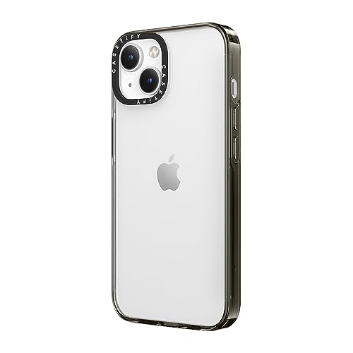 Étui iPhone 15 Plus CASETiFY Compact Noir Transparent