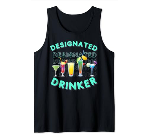 Designated Drinker Pub Crawl Tank Top