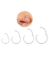 4Pcs 18G 6/7/8/9mm Silver