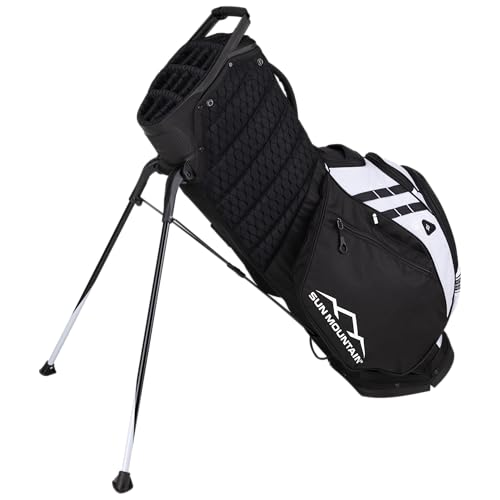 Sun Mountain Men's Eclipse 4.5 Golf Bag review - 2025 LS Lightweight VLO Stand, 14-Way Top, Black-White Image 2