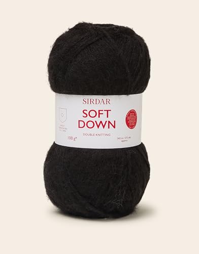 Sirdar Soft Down Soft Black 100g