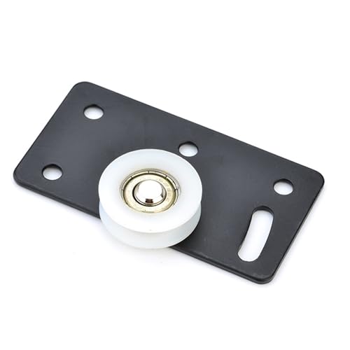 Roue suspendue en nylon noir pour quincaillerie de meubles - 4