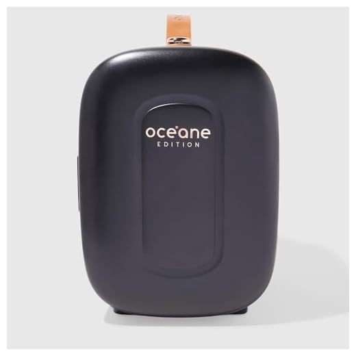 Océane Mini Geladeira Preta - Skincare Fridge Océane Edition 4l