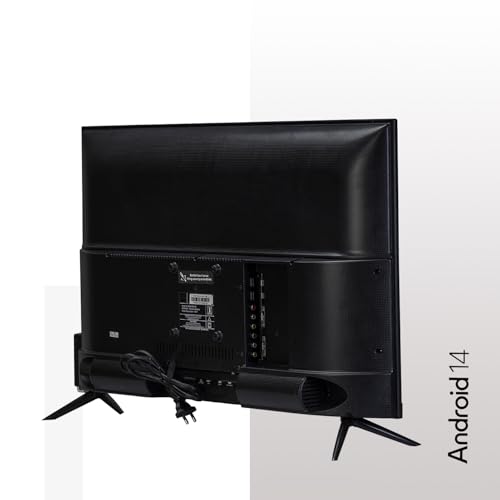 Image of HYUNDAI 43 Inch Smart Android LED TV (SHY43FAN07TAF) | Full HD (1920x1080) | Android TV 14 | 1GB RAM, 8GB Storage | Netflix, YouTube, Prime Video | HDMI x2, USB x2