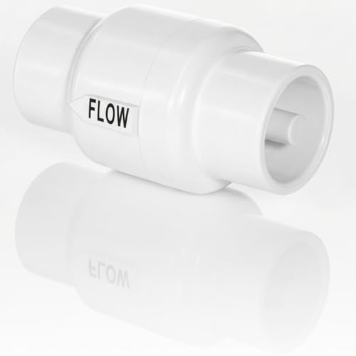 R172288 1.5" & 2" Dual Size Slip Spring Check Valve, Corrosion-Resistant Backflow Preventer Replacement for Pentair HC-3315 HC-3330 HC-3340 Chemical Feeder, Fits 320 322 In-Line Feeder by ZEZHIMI - Used condition - US$15.20