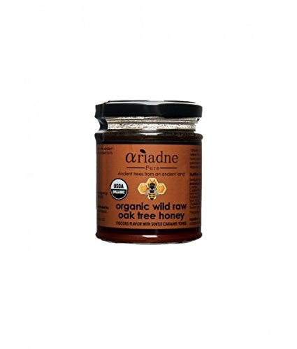 Ariadne Pure Organic Wild Raw Oak Tree Honey 8.8 oz 250 Gr