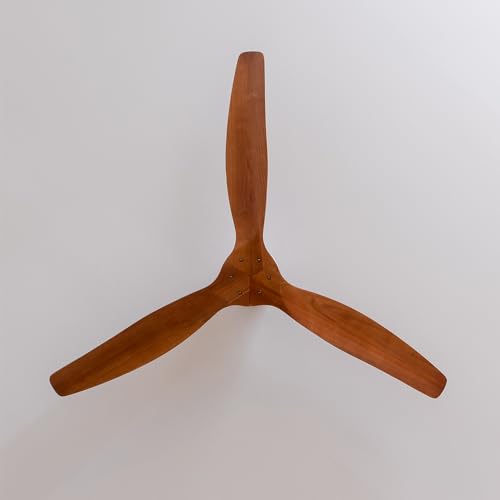 Cecotec - Deckenventilatoren EnergySilence Aero 5500 Aqua WhiteDarkWood Connected, DC 40 W Motor, Wi-Fi-Steuerung, Innen- und Außengebrauch, 3 Flügel, 6 Geschwindigkeiten, Weißdunkelholz