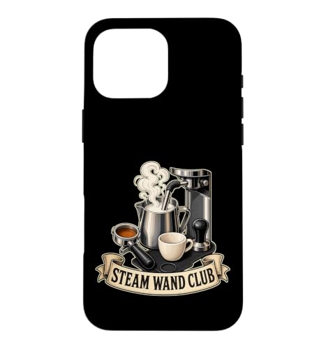 STEAM WAND CLUB �G�X�v���b�\�A�[�g �X�`�[�������h�V�[�� �R�[�q�[���D�� �o���X�^���K �X�}�z�P�[�X iPhone 16 Pro Max �p