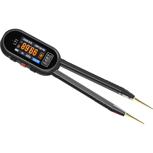 Image of LT1 Mini LCR Meter Tweezer,10KHz Smart SMD Tester,Multimeter, ESR Meter, Tester for Resistor Capacitor Inductance Voltage Frequency Diode,400mAH Battery,Automatic Component Recognition