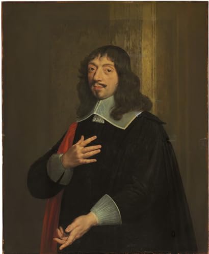 Affiche Toile Portrait d'un Échevin de Paris - Qualité Musée Philippe De Champaigne