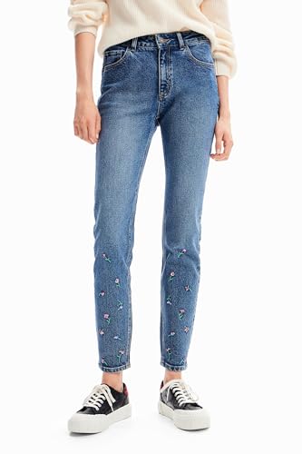 Desigual Women's Push-Up Floral Skinny Jeans2