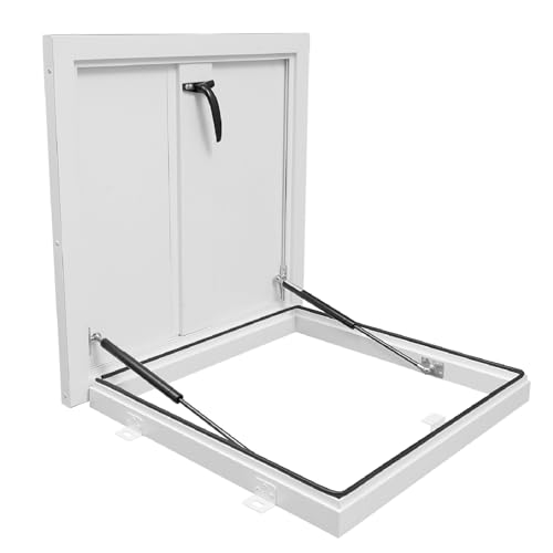 19.7" L X 19.7" W Galvanized Roof Hatch, Attic Access Door, Metal Roof...