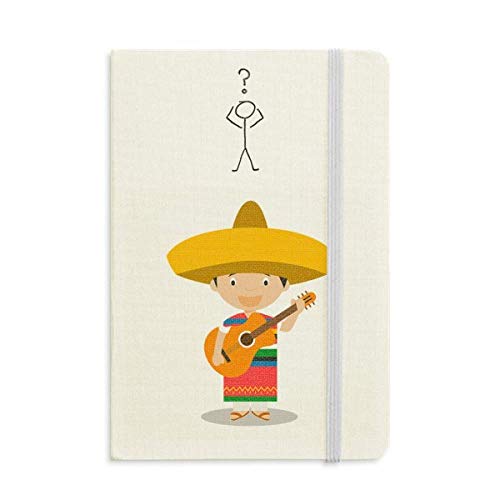 Carnet de questions guitare Mexique A5 pour ne plus oublier vos accords