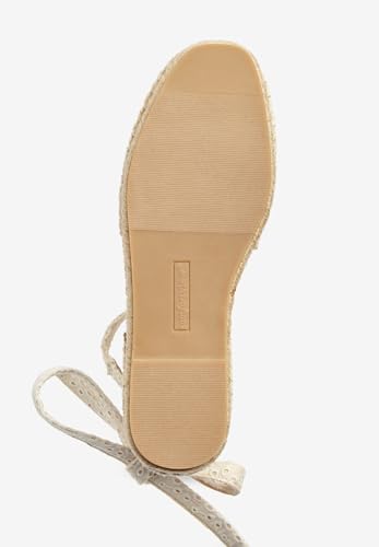 Comfortview Women's Wide Width The Shayla Flat Espadrille3