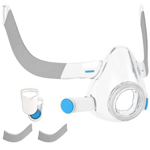 Replacement F20 Frame Compatible with F20 Airtouch and Airfit Mask Includes Frame+2 Clips+Strap Covers- Snug Fit Comfortable & Durable - One Size Fits All