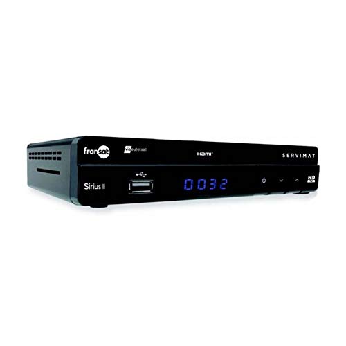 SERVIMAT Récepteur TV Satellite HD + Carte Viaccess Fransat PC6 Eutelsat 5W
